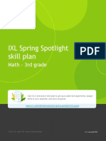 IXL Math IXL Spring Spotlight 3rd Grade