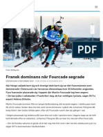 Fransk Dominans När Fourcade Segrade - SVT Sport