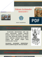 Hukum Archimedes Dan Penerapannya