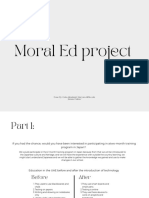 Moral Ed Project: Done By: Osha Almuhairi, Maryam Alblooshi, Juman, Fatima