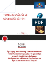 Temel İş Sağliği Ve Güvenliği Eğitimi