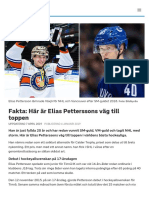 Fakta: Här Är Elias Petterssons Väg Till Toppen - SVT Sport