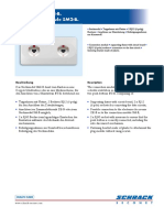 Steckmodul SM2-B. Connection Module SM2-B.: Beschreibung Description