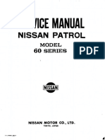 Nissan Patrol Workshop Manual 1960 - Eng