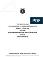 Perda Dan Lampiran RPJMD DKI 2007-2012