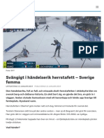 Svängigt I Händelserik Herrstafett - Sverige Femma - SVT Sport