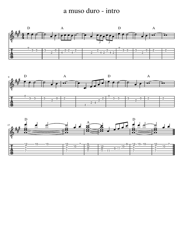 A Muso Duro | PDF
