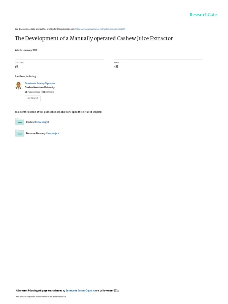 Cig R Cashew Juice PDF Juice Diet & Nutrition