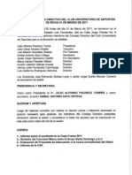 Sesión Consejo Directivo 01 de Marzo Del 2011