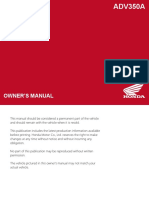ADV 350 Owner's Manual 2022 (En)