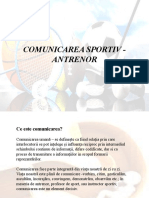 Comunicarea Sportiv-Antrenor
