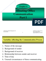 Topic 4 Part I Coordination Office Communication