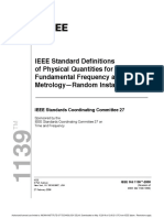 IEEE Standard Definitions of Physical Quantities For Fundamental Frequency and Time Metrology-Random Instabilities