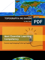 Aralin 2 Ap 8 Modyul 1 Topograpiya NG Daigdig