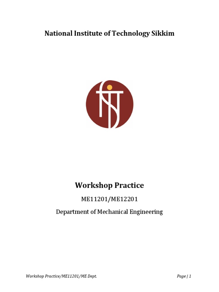 Mechanical Workshop Practice Guide | PDF | Safety | Machining