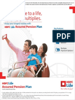 HDFC Life Assured Pension Plan Retail Brochure Dec 2109