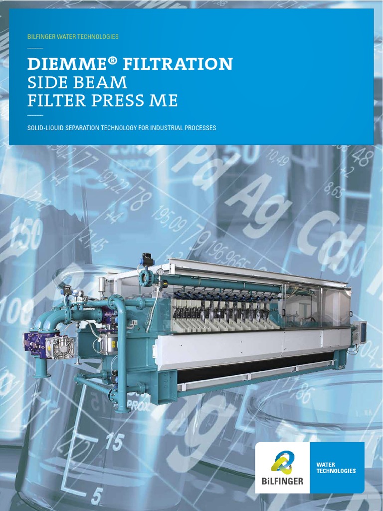 Diemme Filtration Side Beam Filter Press ME PDF Filtration Equipment