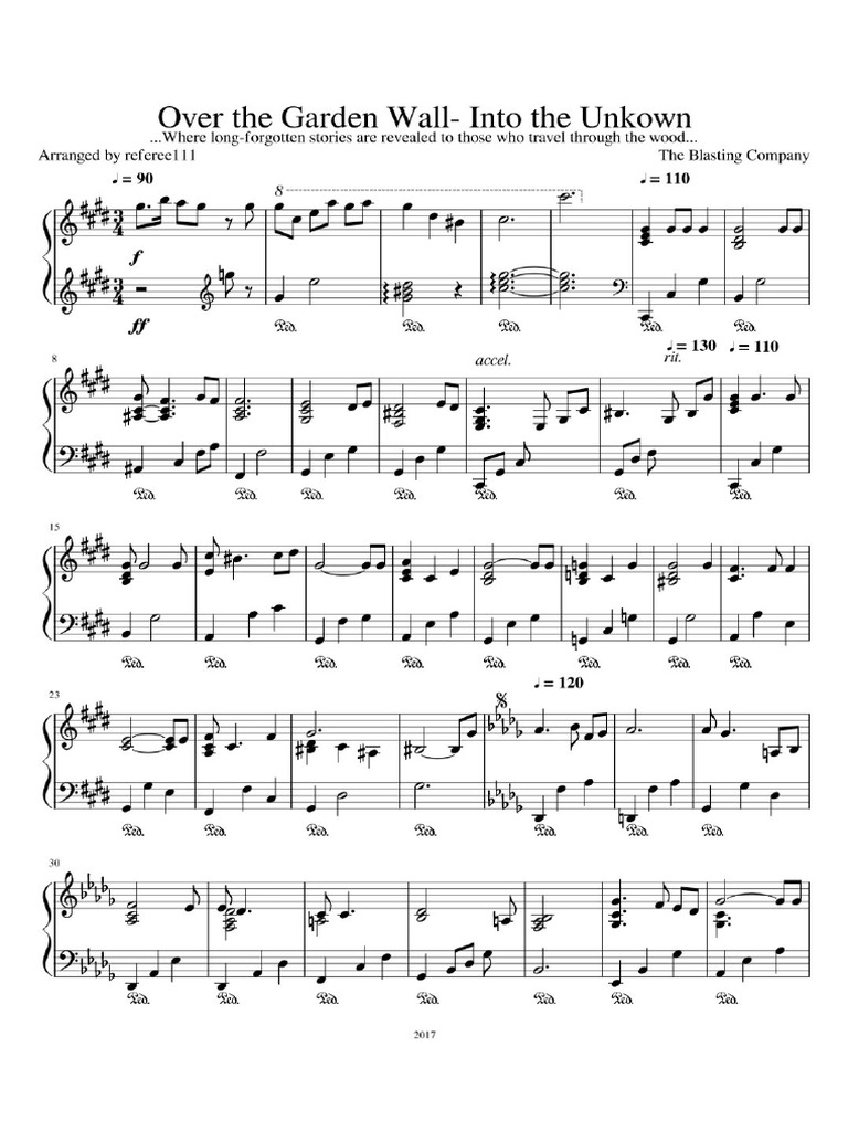 Into The Unknown Over The Garden Wall PDF