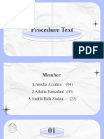 Procedure Text