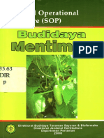 Standard Operational Procedure (SOP) Budidaya Mentimun