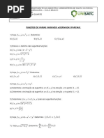 7 - Lista - Funções de Várias Variáveis e Derivadas Parciais - 2022-1