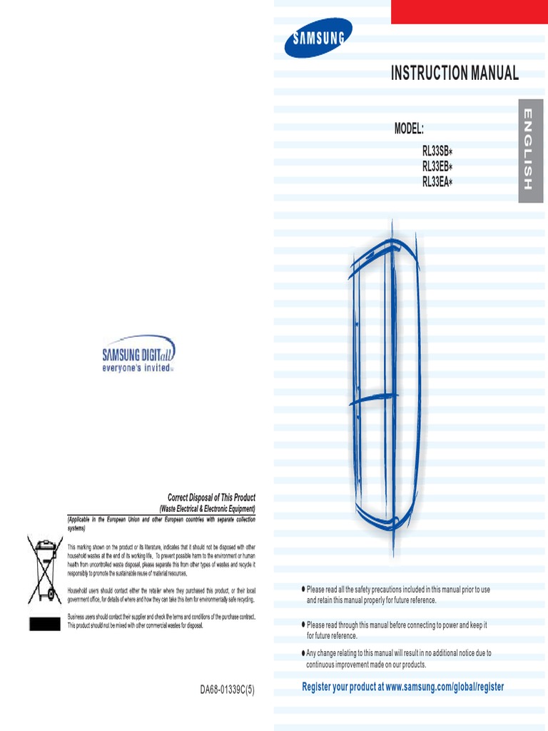 Samsung RL33EAMS - en | PDF