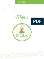 Menu Pet Delícias 