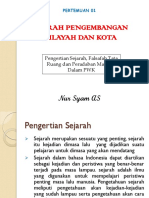 P.1 Sejarah Pengembangan Wilayah Dan Kota