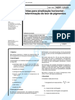 NBR 12029 - 1992 - Tintas Para Sinalizacao Horizontal - Determinacao Do Teor de Pigmentos