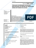 NBR 12030 - 1992 - Tintas para Sinalizacao Horizontal - Determinacao Do Dioxido de Titanio Pelo Metodo Do Redutor de Jones