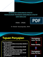 06.ikprs - Persi Modul Ke 015 Komunikasi Efektif Workshop Penyusunan Pedoman Dan Simulasi