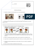 Teste de Cieências