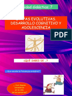 Desarrollo Cognitivo y Adolescencia