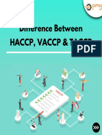 Difference Between HACCP, VACCP & TACCP