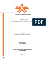 AP10-EV01 - Foro Desarrollo de Nuevos Productos - Ciclo de Vida