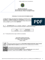 SEI_IFBA - 2612388 - Portaria - Numeração Manual - POnto facultativo 14_11_2022