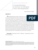 13 Towards A Comprehensive Prosecution Service in Ethiopia Noting The New Developments