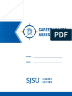 Career Values Assessment Printed Test