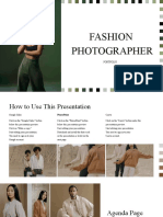 White and Black Minimal Fashion Photographer Portfolio Presention