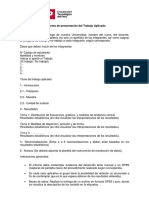 Esquema de Trabajo Final