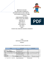 Unidad Trimestral Anual 2021 Del Nivel INICIAL