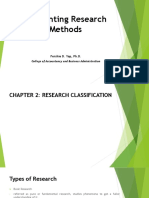 Chapter 2 Research Classification