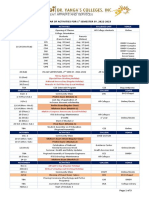 DYC CHS Calendar of Activities For AY 2022 2023