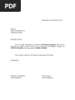 Carta a BCP - Solicitud de Chequeras