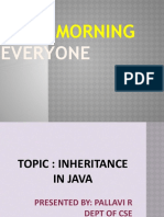 Inheritance in Java 