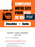 Checklist Et Outils - Simplifiez Votre Site