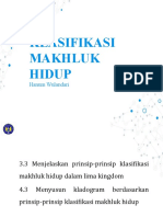 Pertemuan 1 Dasar, Tujuan, Prinsip Dan Macam-Macam Klasifikasi MH