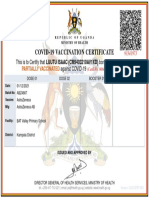 Covid-19 Vaccination Certificate