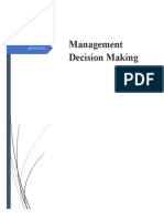 Management Decision Making