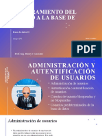 Aseguramiento Del Acceso A La Base de Datos